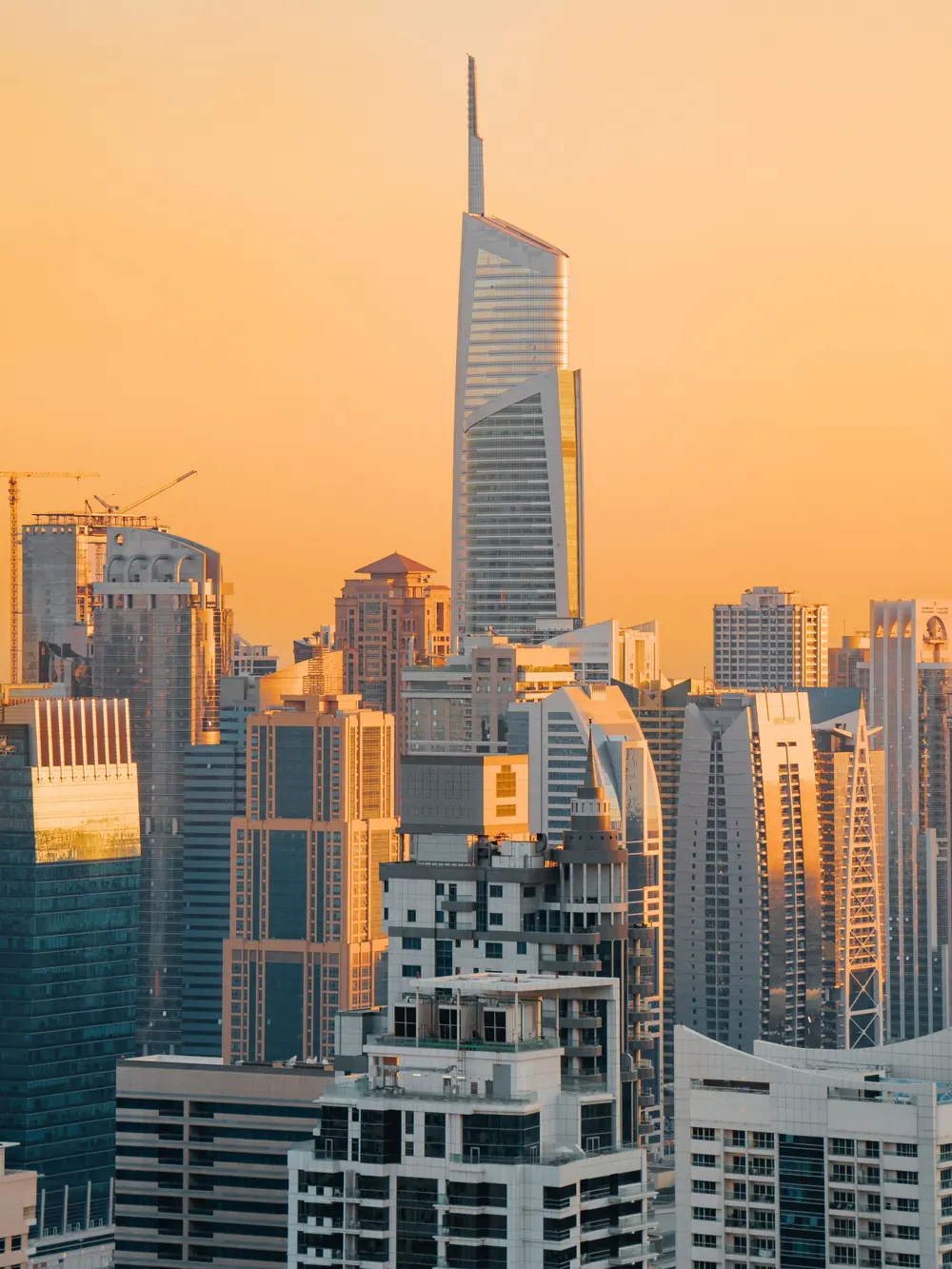 The Dubai skyline, flights from Lagos to Dubai